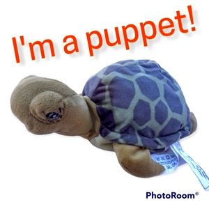 Small Turtle Stuffed Animal Puppet